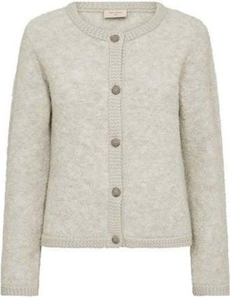 Freequent gebreid vest cr&egrave;me