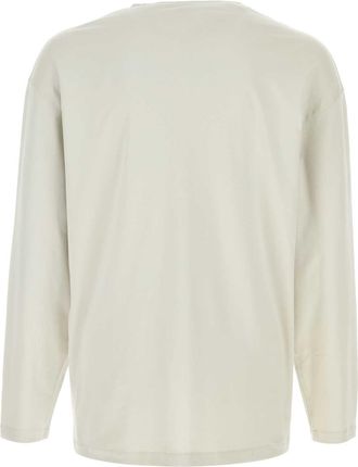 Christophe Lemaire Plaster Exterior: Cotton Silk T-Shirt T-shirts And Polos