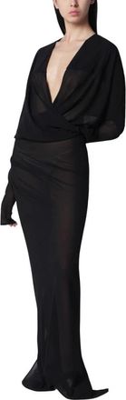 Entire studios Robe Jurk - Dames - Avondkleed - Zwart - XS - Kleedjes