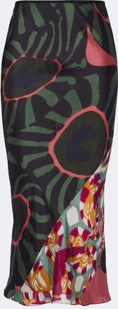 Dries Van Noten Gonna midi con stampa