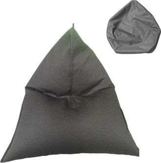 Mobili Rebecca Mobili Rebecca - Rebecca Mobili Funda Puf Sill&oacute;n Vac&iacute;o Gris Poli&eacute;ster Cremallera 50x110x130