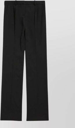 Balenciaga tailored straight leg trousers nylon silk