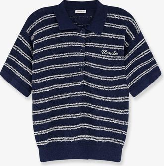 Moncler Polo in misto cotone con effetto boucl&egrave; - MONCLER - gender_Woman