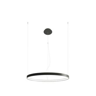 Thoro L&aacute;mpara de techo acero negro 4000k alt. 150 cm