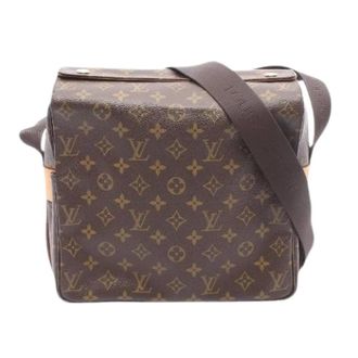 Louis Vuitton Pre-owned Naviglio Monogram Schoudertas - Dames - Pre-owned - Bruin - Maat: ONE Size Leer