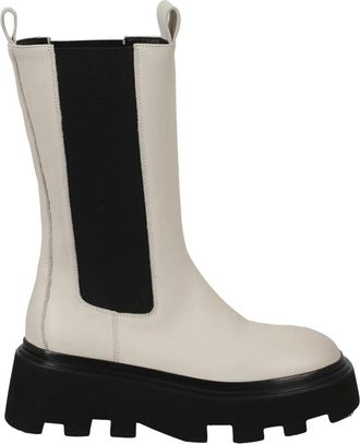 Elena Iachi Stretchy sneakers voor een actieve levensstijl - Dames - Chelseaboots - Wit - 40 EU - Leer - Schoenen
