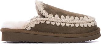 Mou Bruine Sandalen voor de Zomer - Dames - Pantoffels - Bruin - 39 EU - Su&egrave;de - Schoenen