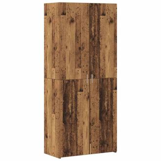 Berkfield Home Highboard Old Wood 40x42.5x185 cm Engineered Wood in Brown