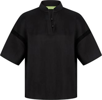 Shanghai Tang Camicia in seta - Nero