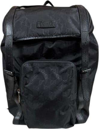 Gucci Black Nylon Backpack (Pre-Owned)
