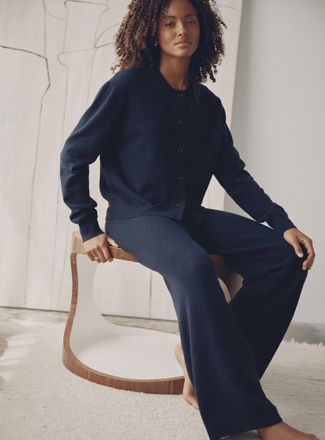 Miiyu Womens Soft stretch knit lounge pant