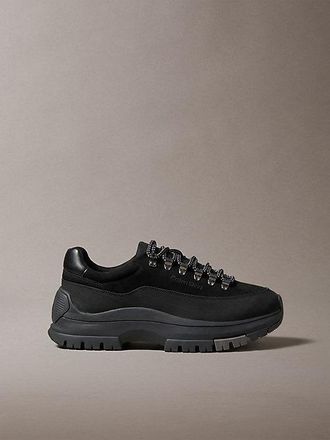 Calvin Klein Zapatos H&iacute;bridos De Trekking De Piel De Nobuk