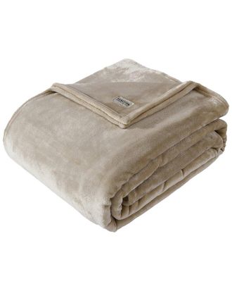 Kenneth Cole Solid Ultra Soft Plush Fleece Blanket