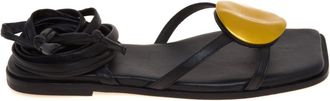 Vic Mati&eacute; Flat Sandal - female - Vic Mati&eacute; - Flat Sandals - Black - 4 UK - Shoes