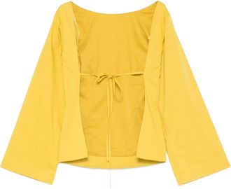 Staud Top con maniche a campana - Giallo