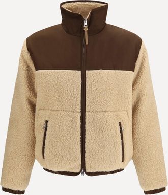 Ami Fleece Jacket with nylon details Male XL