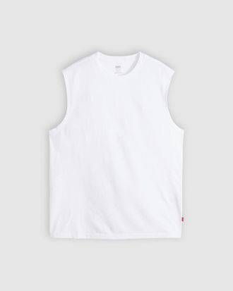 Levi's Classic Muscle Tank Top - Mens - 2XL - White