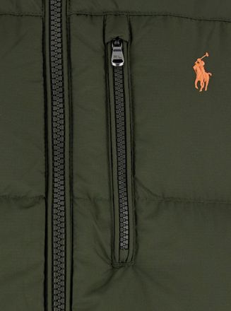 Polo Ralph Lauren Mens Down Jacket Gorham Green Polyester Padded &