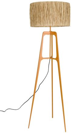 Dutchbone Design Stehlampe Afra &oslash; 48 x 157 cm, Orange