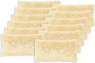 vidaXL Funda De Almohada 12 Pcs Heerlen Crema 40 X 80 Cm Fleece Pv Vidaxl
