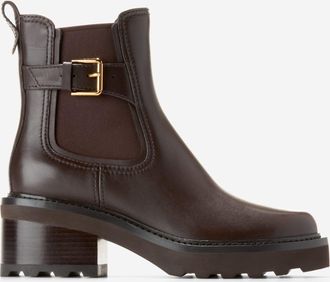 Cole Haan Womens Shibley Waterproof Lug Buckle Booties - Brown Size 10.5