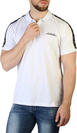 Lamborghini Polo Shirt Korte Mouw Tape Detail
