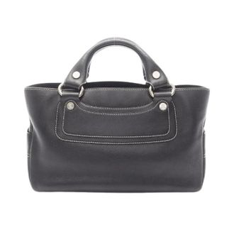 Celine Pre-owned Handbags, female, Black, Size: ONE SIZE Pre-owned Boogie Leather Handbag
