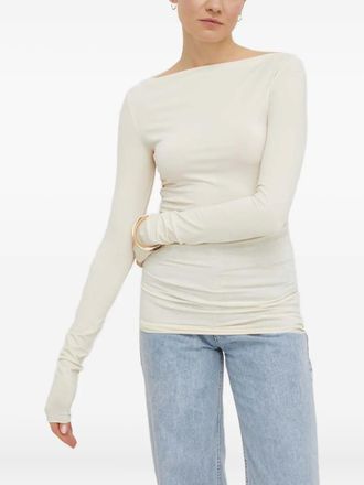 Day Birger Et Mikkelsen long-sleeves gathered top - White