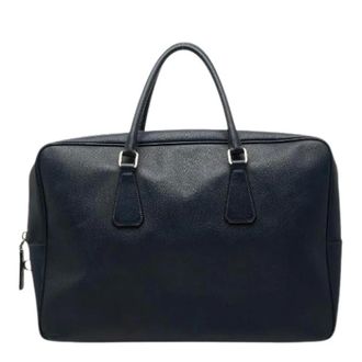 Prada Pre-owned Saffiano Leather Briefcase - - Pre-owned - Uomo - Blu - ONE SIZE