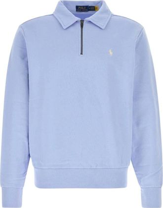 Polo Ralph Lauren Cotton Polo Shirt - Heren - Sweatshirts - Blauw - L - Katoen - Hoodies & sweatvesten