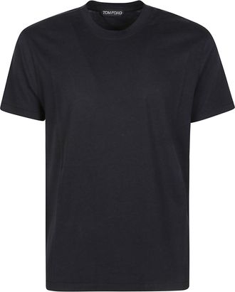 Tom Ford Black Relaxed Fit Lyocell T-Shirt