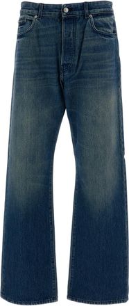 Dries Van Noten Blue Peyter Mid-Rise Loose-Fit Denim Jeans