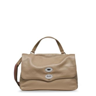 Zanellato Postina M Leather Crossbody Bag With Double Shoulder Strap