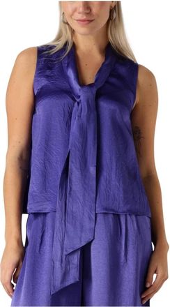Selected Slfselene SL Top - Dames - Tops zonder mouwen - Paars - XS - Tops
