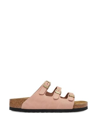 Birkenstock Florida Soft Pink, Nubuck Leather