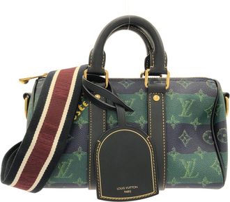 Louis Vuitton Gold Coated Canvas Boston Bag (Pre-Owned)