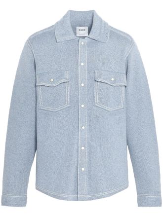 Barrie knitted overshirt - Blue
