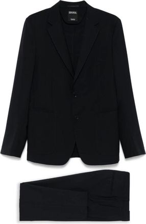 Ermenegildo Zegna Heren, Pakken, Zwart, Maat: 2XL