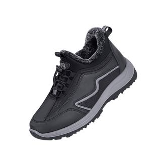 Generic Women Winter Boots, Womens Ankle Boots Flat Wide - Casual Slip On Short Boot Lightweight Hiking Boot Classic Sports Shoes Fleece Lined Shoes Comfortab