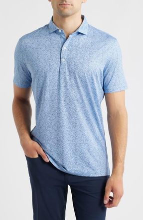 Johnnie-O Prawn Performance Jersey Polo in Kona at Nordstrom, Size Xx-Large