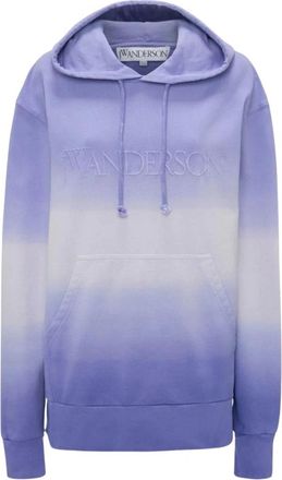 J.W.Anderson Gradient Hoodie - Dames - Hoodies - Paars - XS - Katoen - Hoodies & sweatvesten