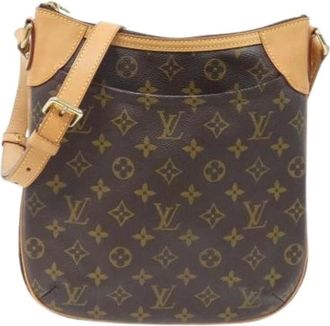 Louis Vuitton Pre-owned Cross Body Bags, female, Brown, Size: ONE SIZE Pre-owned Vintage Canvas Shoulder Bag