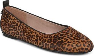 Naturalizer Ava Genuine Calf Hair Ballet Flat in Dark Chestnut at Nordstrom, Size 7.5