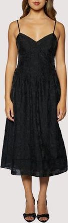 Lost + Wander Petal Veil Jacquard Dress in Black at Nordstrom Rack, Size X-Small