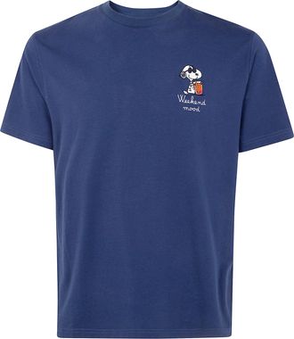 MC2 Saint Barth T-Shirt Cotton Blue Portofino Snoopy Weekend Dive