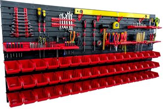 OEM Tablero De Herramientas Para Taller 172x78 Cm + 51 Bandejas