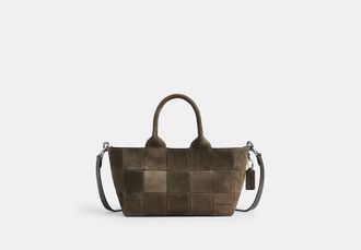 Coach Alter/Ego Small Tote Bag In Upcrafted Suede