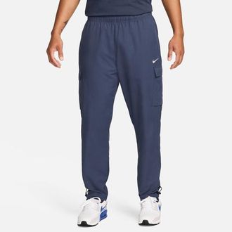 Nike Mens NSW SW Air Play Woven Pants - Navy/White Size XXL
