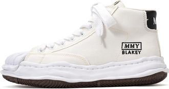Miharayasuhiro BLAKEY OG Sole Canvas High-top Sneaker White A08FW736-WHT