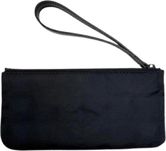 Chanel Pre-owned Clutches, female, Black, Size: ONE SIZE Pre-owned New Travel Line Pouch